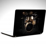 Drum Set Laptop Sticker