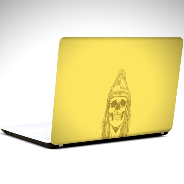 Bereli İskelet  Laptop Sticker 