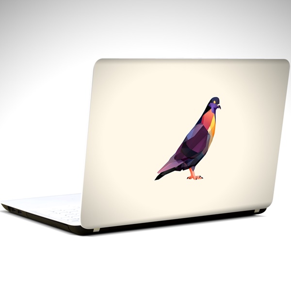 Güvercin Laptop Sticker