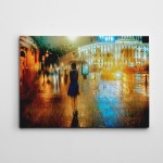 Rusian Rain Woman Kanvas Tablo