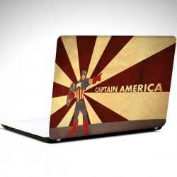 Captain America Laptop Sticker 