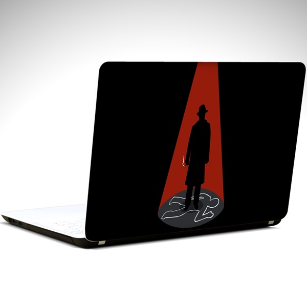 Dedektif Laptop Sticker 