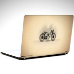Motorsiklet Laptop Sticker 