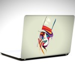 Renkli Portre Laptop Sticker 