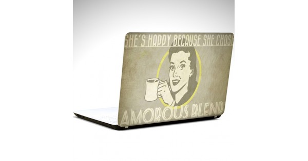 kahveretrolaptopsticker