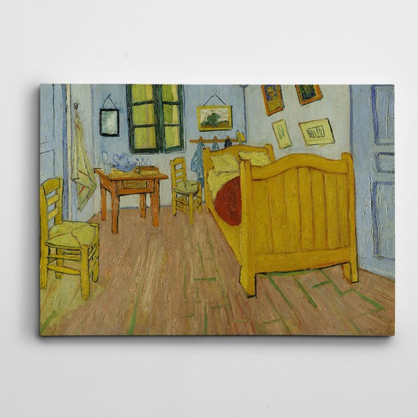 Vincent Van Gogh de Slaapkamer Kanvas Tablo