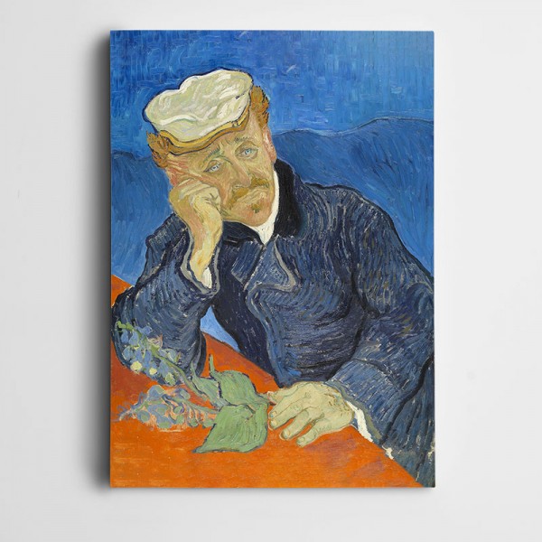 Vincent Van Gogh Dr Paul Gachet Kanvas Tablo