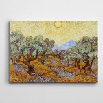 Vincent Van Gogh Live Trees Kanvas Tablo