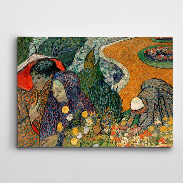 Vincent Van Gogh Memory Of The Garden At Etten Ladies Of Arles Kanvas Tablo