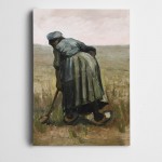 Vincent Van Gogh Peasant Woman Digging Kanvas Tablo