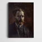 Vincent Van Gogh Self Portrait C With Pipe Kanvas Tablo