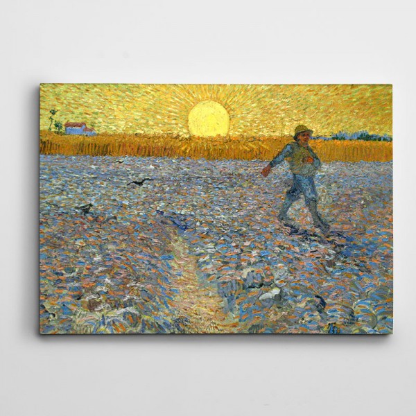 Vincent Van Gogh The Sower Kanvas Tablo