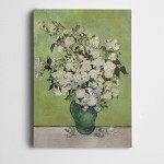 Vincent Van Gogh Vase Of Roses Kanvas Tablo