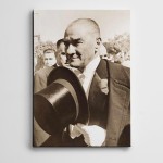 Atatürk Şapka Kanvas Tablo