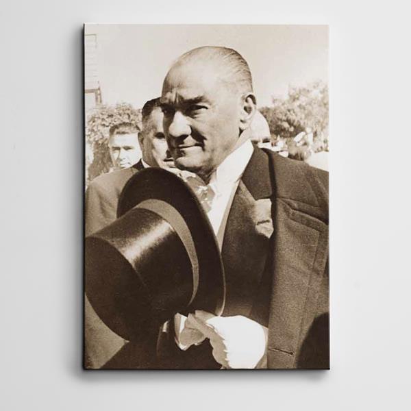 Atatürk Şapka Kanvas Tablo