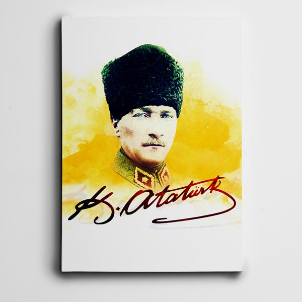 Atatürk İmza Kanvas Tablo