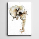 Elephant Mini Kanvas Tablo