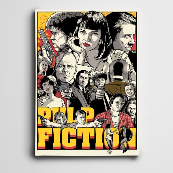 Pulp Fiction Mini Kanvas Tablo